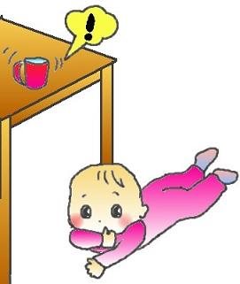 高い位置の置物はすべて危険