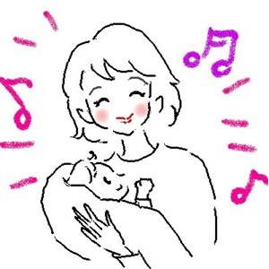 笑顔のママ
