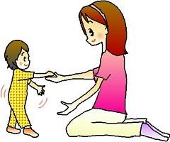 ひとり歩きの練習